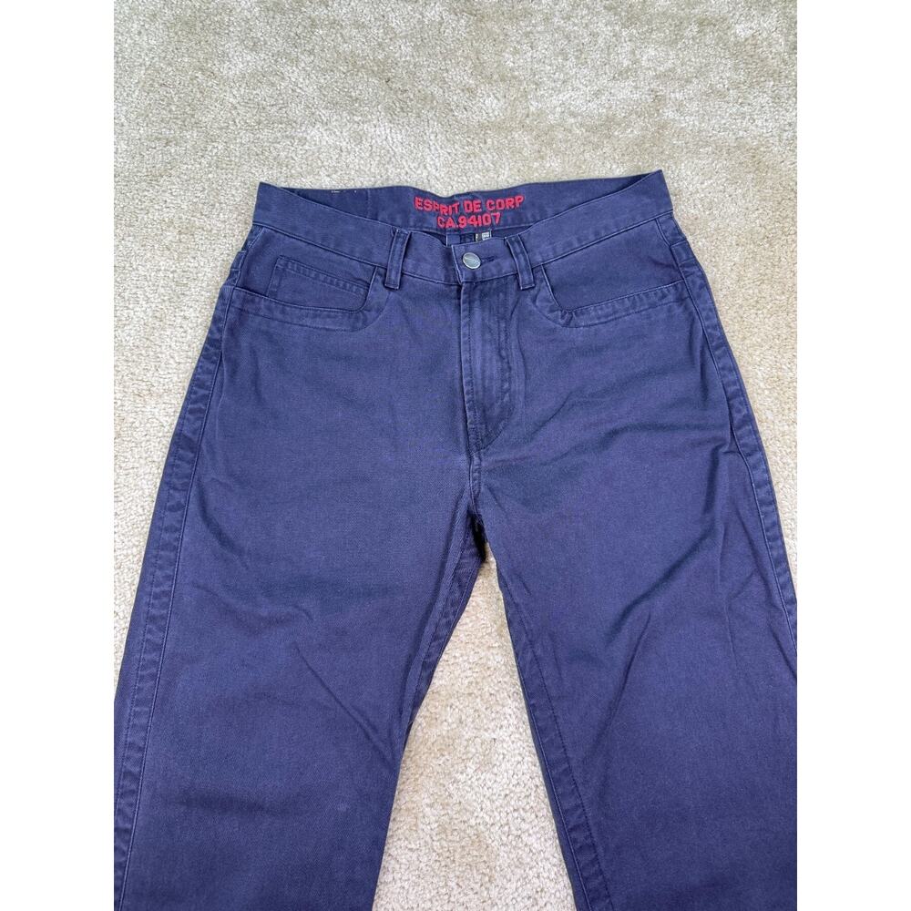 Esprit Service Fit Blue Khaki Pants Mens Size 30x32 Chino B822 - Picture 2 of 16